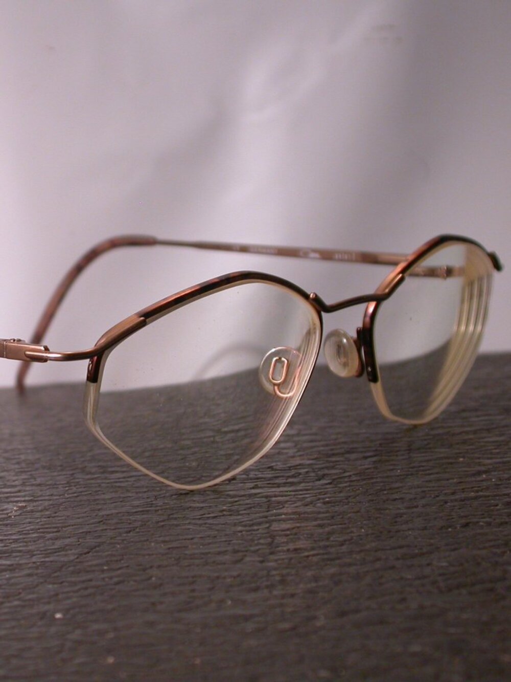 Cazal Gold and Tortoise Casual Eyeglasses Frames Made in Germany